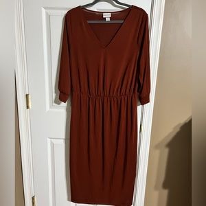Rust colored dress, from target.